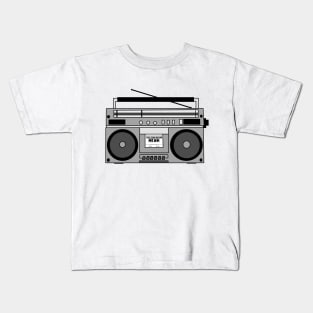 Retro Boom Box 'FILL THIS SPACE' Kids T-Shirt